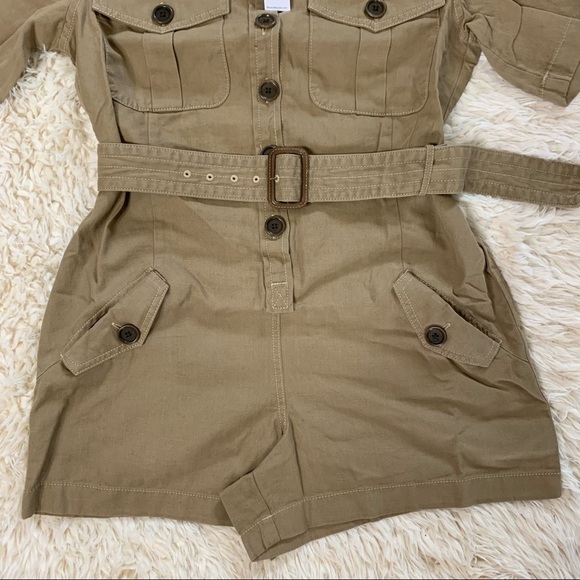 Banana Republic Heritage Safari Romper CottonLinen - Picture 6 of 14